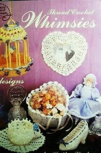 American School Needlework 1113 THREAD CROCHET WHIMSIES 1991 13pg booklet - Picture 1 of 2