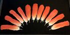 Lot of 11 Red Tail Feathers - Congo African Grey / Gray Parrot - Natural Molted