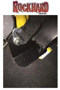 Rock Hard 4X4 Front Seat Harness Lap Belt Mounts fits 97-06 Jeep Wrangler TJ LJ - Picture 1 of 4