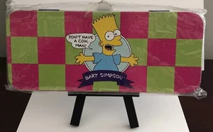 1991 Bart Simpson Federdose von Copywrite Simpsons Federmäppchen NEU VERSIEGELT - Bild 1 von 4