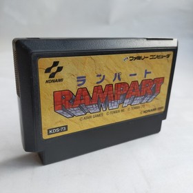 Rampart Konami pre-owned Nintendo Famicom NES Tested