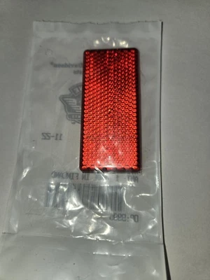 Cantidad 1 GENUINO Harley-Davidson RED Reflector P/N 59259-90 NOS Foto 1 de 2