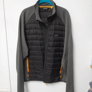 Orvis Fly Fishing Men’s Large Black & Gray Nylon Full Zip Sweater Jacket - Picture 1 of 11