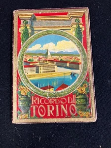 TURÍN ITALIA 1928 32 FOTOS EN BLANCO Y NEGRO CON 6 PANELES VISTA PANORÁMICA DE LA CIUDAD - Imagen 1 de 15