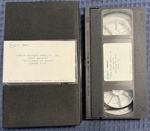 LENNY KRAVITZ-STILLNESS OF THE HEART/VIRGIN VHS SINGLE PROMO MUSIC VIDEO TAPE - Picture 1 of 1