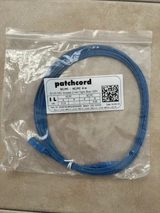 Cavo Fibra Ottica Patchcord bretella Monomodale OS2 SC/SC 9/125 da 4mt simplex - Photo 1/2