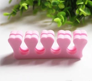 P-Zehentrenner Schaum Finger Abstandshalter Rosa Nägel Lack Pediküre Maniküre Kunst UK - Bild 1 von 20
