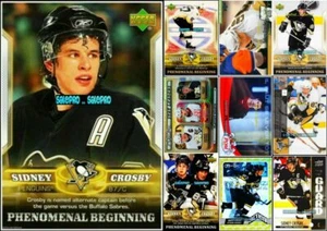 LOTE LIMITADO DE CAMISETA DE JUEGO 100++ SIDNEY CROSBY SINGLES INSERCIÓN AUTOMÁTICA. TÚ ELIGES LA LISTA - Imagen 1 de 37