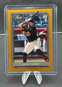 2022 Panini Tre e Due HELIOT RAMOS Rookie Gold Parallel #18/25 SF Giants RC - Foto 1 di 3
