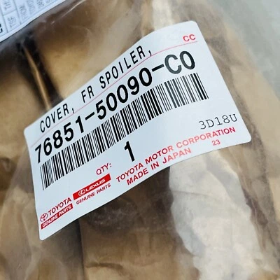 Cubierta de alerón delantero derecho genuino OEM LEXUS LS460 460L Toyota 76851-50090-C0 nueva Foto 1 de 3
