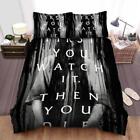Rings First You Watch It Then You Die Movie Poster Quilt Duvet Cover Set