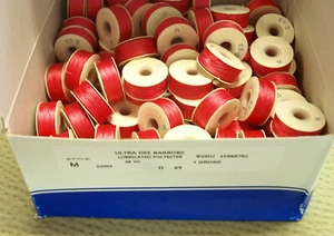 Prewound Bobbins coats 1 gross 144 pcs style M size 69 color hot pink - Picture 1 of 1