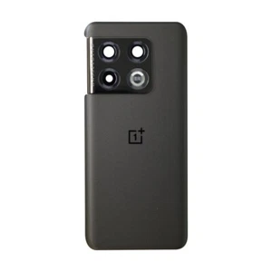 Back Glass with Camera Lens OnePlus 10 Pro Volcanic Black Premium Replacement - Zdjęcie 1 z 2