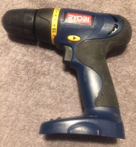 Ryobi HP472 7.2 Volt Cordless Drill Driver Tool Only Works Good