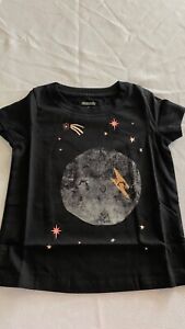 New with tag Gymboree girl black moon tee size 3T Fall Spring Summer
