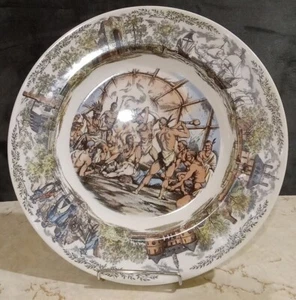 Wedgwood Williamsburg Commemorative Ware 10 3/8 inch Plate England - Picture 1 of 15