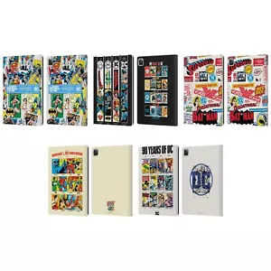JUSTICE LEAGUE DC COMICS 90TH ANNIVERSARY LEATHER BOOK CASE FOR APPLE iPAD - Picture 1 of 11