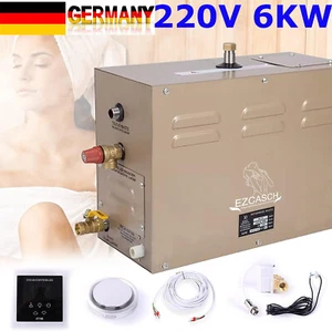 220V 6KW Dampfbadgenerator 35-55℃ Sauna Dampfbad Dampferzeuger Bad Türkische - Bild 1 von 17