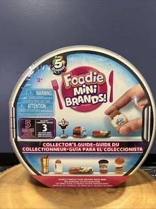 NEW Foodie Mini Brands Collectors Case World Famous Food Brands Zuru 5 Surprise - Picture 1 of 3