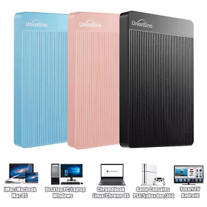 1TB 2TB External Hard Disk Drives USB 3.0 Extended Storage PC Laptop PS4 PS5 HDD - Picture 1 of 15
