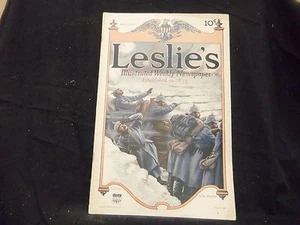 1915 MARCH 11 LESLIE'S WEEKLY MAGAZINE - IN THE TRENCHES - ST 1314 - Picture 1 of 2