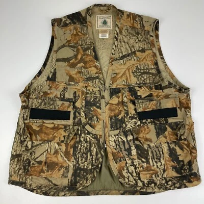 Northwest Territory Mens Size L Hunting Padded Shooting Vest Camo Game Pouch - Image 1 of 4