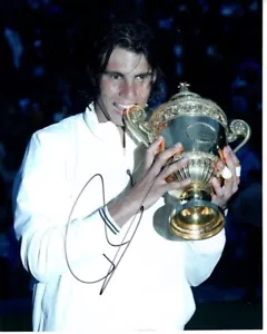 RAFAEL NADAL Signed 8x10 TENNIS Photo w/ Hologram COA - Picture 1 of 2