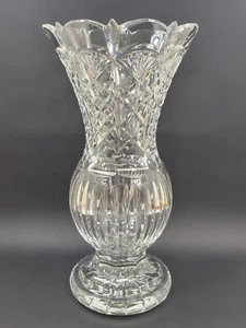 2004 Jim O'Leary Signed Tall 14" Waterford Vase Heavy Crystal LE 39/250 Rare! - Picture 1 of 17