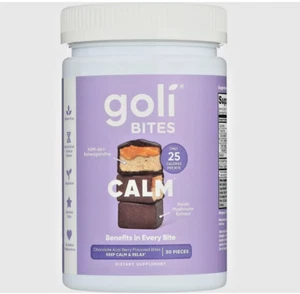 Goli - CALM Ashwagandha & Reishi - Chocolate Acai Berry, (30) Bites - Picture 1 of 1