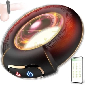 Vibrating Cock Ring Penis Vibrator with App Remote Control Sex Toys for Men - Picture 1 of 7