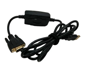 Cable GIGAWARE 6 FT 9 pines D-sub USB-A a serie usado - Imagen 1 de 5
