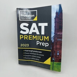 Princeton Review SAT Premium Prep, 2023: 9 Practice Tests + Review & Techniques - Picture 1 of 8