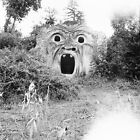 BOMARSO c. 1950 - Sculptures Parc des Monstres Italie - Négatif 6 x 6 - ITAL 190