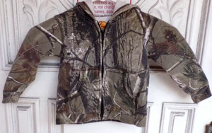 Bass Pro Shops Realtree Camo Camouflage Hooded Zip Jacket Kids Toddler Size 2T - Picture 1 of 3