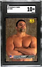 1997 Bandai K-1 #17 Kimo Leopoldo Rookie Card RC SGC 10 Gem Mint POP 1 MMA UFC