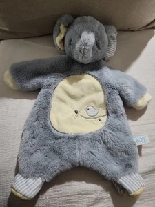 Douglas Sshlumpies Gray Yellow Elephant Bird Lovey Security Blanket - Picture 1 of 6