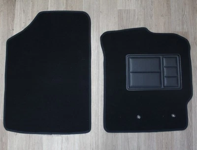 Front Pair Carpet Floor Mats for Toyota Yaris Hatch: from 10/2005 to 10/2011 - image 1 of 4