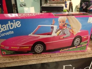 Factory Sealed 1994 Mattel Barbie Chevrolet Pink Corvette - Picture 1 of 7