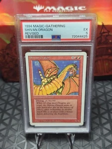 1x Shivan Dragon | Revised Edition | MTG | Magic The Gathering | Graded PSA 5 - Bild 1 von 2