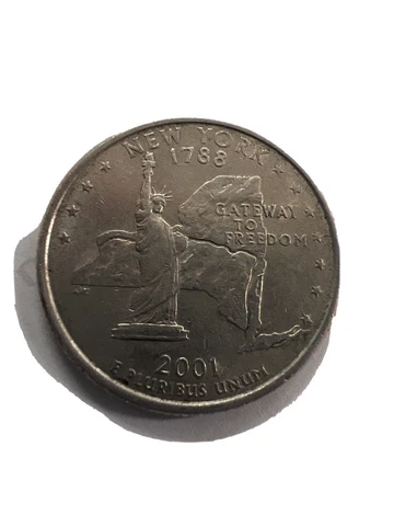 New York State Quarter 2001 (p) Cover