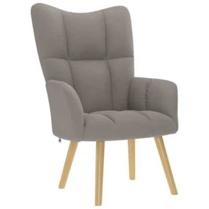 Relaxsessel Taupe Stoff - Bild 1 von 8