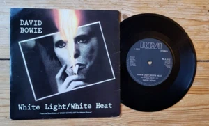 David Bowie White Light White Heat  7" UK Press Glam Rock - Foto 1 di 2