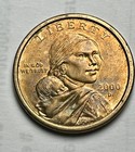 New Listing2000 D Sacagawea One Dollar Coin Us Liberty brilliant Colors