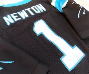 Cam Newton Carolina Panthers Nike SEWN Men's Jersey NFL MVP - Picture 1 of 9