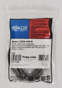Tripp Lite 6 Ft. USB to IEEE Parallel Printer Cable U206-006-R - Picture 1 of 4