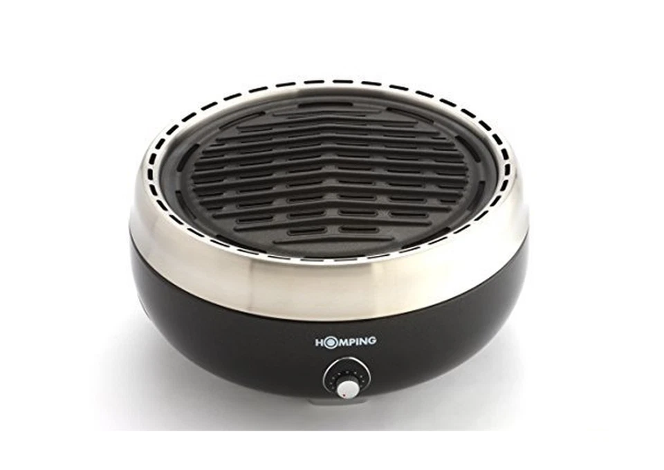 Black Homping Grill Ultimate Portable Charcoal BBQ Produces Less Combined Its