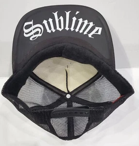 Reggae Ska Colors White Gray Sublime Sun Trucker Adjustable - Picture 1 of 2