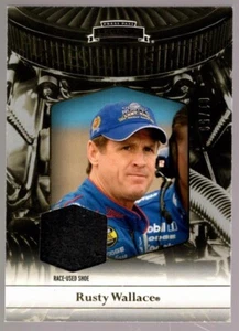 RUSTY WALLACE 1/50 RACE USED SHOE PATCH SP 2012 PRESS PASS PIECES OF HISTORY - Picture 1 of 1