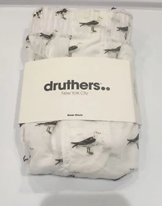 NWT Druthers Organic Cotton Seagulls Boxer Shorts, Sz. Small - Picture 1 of 3
