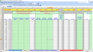 Salon bookkeeping & US sales tax spreadsheets - 2022 year end version - Picture 1 of 1